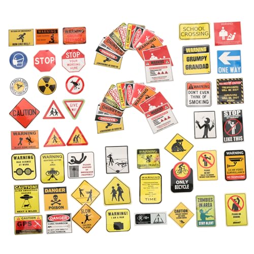 HEMOTON 100 Stück Warnaufkleber Dekorative Aufkleber Scrapbooking Laptop Aufkleber Fußballaufkleber wasserdichte Aufkleber Computer Fußballaufkleber Nagelaufkleber von HEMOTON
