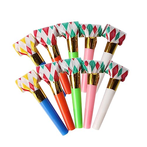 HEMOTON 100 Stücke Pfeife Party Favors Kindergeschenke Kindergeschenke Jubelpfeife Partypfeifen Partypfeife Party Noise Maker Party von HEMOTON