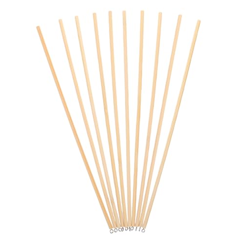 HEMOTON 10St Schattenpuppenmaterial Puppenstab-Zubehör chinesisches Puppenspielzeug Schattenpuppe aus Holz Puppensteuerknüppel traditionelle chinesische Marionette Metall Khaki von HEMOTON