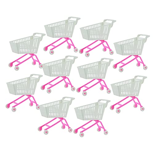 HEMOTON 10St handwagen kühlkorb einkaufskorb Storage Baskets Toys Einkaufswagen mit Rädern Auto Einkaufswagen- kleine Supermarkt-Handwagenmodelle Plastik HEMOTON 10St handwagen kühlkorb einkaufskorb Storage Baskets Toys Einkaufswagen mit Rädern Auto Einkaufswagen- kleine Supermarkt-Handwagenmodelle Plastik von HEMOTON