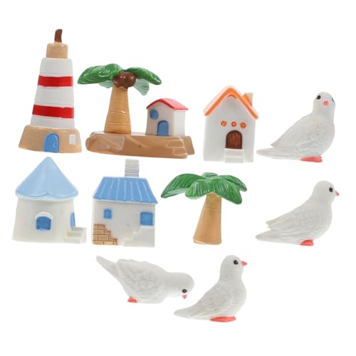 HEMOTON 10Stücke Mini Ornament im Strandstil Mikrolandschaftsstatuen für Puppenhaus Dekoration Lebendige Miniaturornamente für Kreative Strand Layouts und DIY Projekte HEMOTON 10Stücke Mini Ornament im Strandstil Mikrolandschaftsstatuen für Puppenhaus Dekoration Lebendige Miniaturornamente für Kreative Strand Layouts und DIY Projekte von HEMOTON
