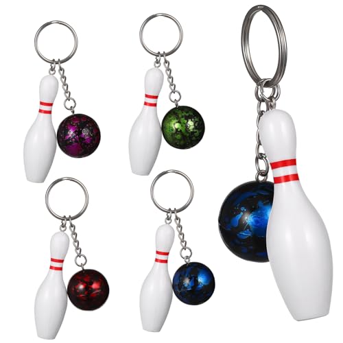 HEMOTON 10Stücke Teiliges Mini Bowling Schlüsselanhänger Sportliches Design für Taschen Rucksäcke und Bowling Pins Anhänger für Kindergeburtstage und Freunde HEMOTON 10Stücke Teiliges Mini Bowling Schlüsselanhänger Sportliches Design für Taschen Rucksäcke und Bowling Pins Anhänger für Kindergeburtstage und Freunde von HEMOTON