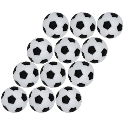 HEMOTON 12 Pack Small Tisch Fußball Foosballs Recreation Ball 23Mm Mini -Foosball -Accessoire von HEMOTON