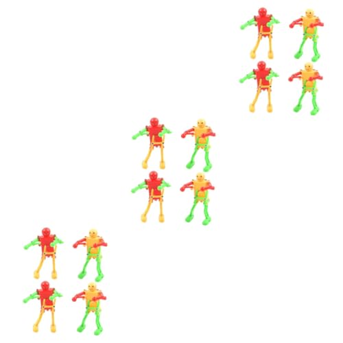 HEMOTON 12 STK Aufziehsoldat Nussknacker Weihnachtsfigur Mini-Pegasus-rennspielzeug Weihnachtsschmuck Soldatenpuppenfigur Neuartiges Springspielzeug Urlaub Flummi Abs Schreibtisch Kind von HEMOTON