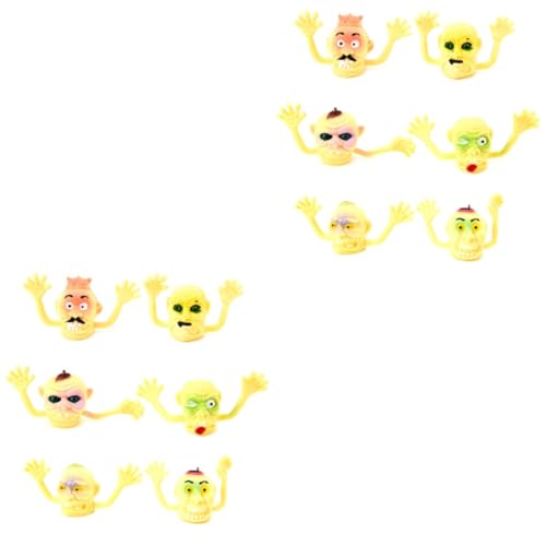 HEMOTON 12 Stck. Fingerspielzeug Fingerpuppen tierisches Handpuppenspielzeug Hexenpuppen Zombie-Finger-Requisiten Halloween -Requisiten Gelb HEMOTON 12 Stck. Fingerspielzeug Fingerpuppen tierisches Handpuppenspielzeug Hexenpuppen Zombie-Finger-Requisiten Halloween -Requisiten Gelb von HEMOTON