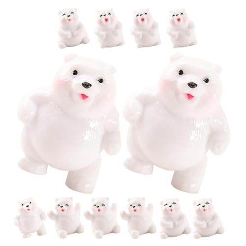 HEMOTON 12 Stück Kleine Landschaftsornamente Animal Figures Cute Decor Bärenfiguren dekorfiguren wohnaccessoires Garten-Miniatur-Ornament Bärenverzierung aus Harz Mikrolandschaftsbär Weiß HEMOTON 12 Stück Kleine Landschaftsornamente Animal Figures Cute Decor Bärenfiguren dekorfiguren wohnaccessoires Garten-Miniatur-Ornament Bärenverzierung aus Harz Mikrolandschaftsbär Weiß von HEMOTON