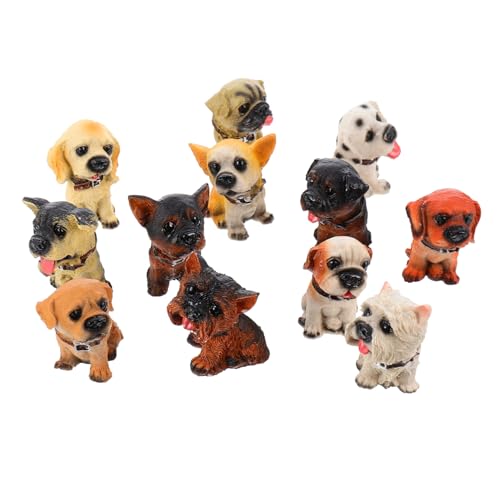 HEMOTON 12 Stück Künstlicher Hund Hundefiguren Spielset Figuren in Welpenform Hundefiguren Hundeschmuck in Form Von Hundefiguren Welpenfiguren Spielset Harz HEMOTON 12 Stück Künstlicher Hund Hundefiguren Spielset Figuren in Welpenform Hundefiguren Hundeschmuck in Form Von Hundefiguren Welpenfiguren Spielset Harz von HEMOTON