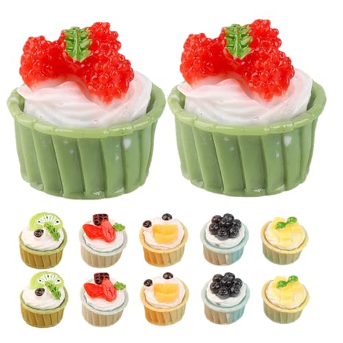 HEMOTON 12 Stück Künstlicher Kleiner Kuchen, Gefälschte Desserts, Simulationskuchen, Puppenhaus-kuchenmodell, Dekore, Gemischter Stil HEMOTON 12 Stück Künstlicher Kleiner Kuchen, Gefälschte Desserts, Simulationskuchen, Puppenhaus-kuchenmodell, Dekore, Gemischter Stil von HEMOTON