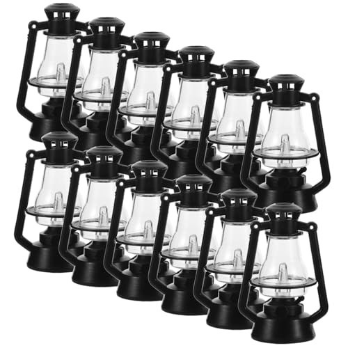 HEMOTON 12 Stück Mini-Petroleumlampe wohnaccessoires Dekoration für Miniaturhäuser Handgemachte Dekoration Figuren Miniaturen Miniatur-Petroleumlampe Puppenlampendekoration Harz Black HEMOTON 12 Stück Mini-Petroleumlampe wohnaccessoires Dekoration für Miniaturhäuser Handgemachte Dekoration Figuren Miniaturen Miniatur-Petroleumlampe Puppenlampendekoration Harz Black von HEMOTON