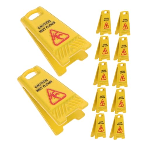 HEMOTON 12 Stück Miniaturisierte Warnschilder für Puppenhäuser Teiliges Realistische Sicherheitszeichen für Böden Fördert Kreatives Rollenspiel und Sicherheitsbewusstsein der HEMOTON 12 Stück Miniaturisierte Warnschilder für Puppenhäuser Teiliges Realistische Sicherheitszeichen für Böden Fördert Kreatives Rollenspiel und Sicherheitsbewusstsein der von HEMOTON