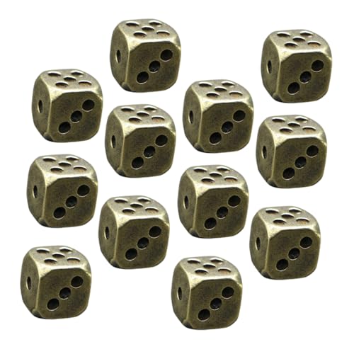 HEMOTON 12 Stück Robuste Runde Würfel für Bar und Brettspiele für Home Decor und Spieleabende HEMOTON 12 Stück Robuste Runde Würfel für Bar und Brettspiele für Home Decor und Spieleabende von HEMOTON