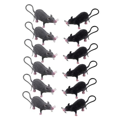 HEMOTON 12 Stück Simulationsmaus Modell Streichmaus Streichratte Gefälschte Maus Streichstatue Simulierte Kleine Maus Quetschbare Gefälschte Halloween Ratten Requisite HEMOTON 12 Stück Simulationsmaus Modell Streichmaus Streichratte Gefälschte Maus Streichstatue Simulierte Kleine Maus Quetschbare Gefälschte Halloween Ratten Requisite von HEMOTON