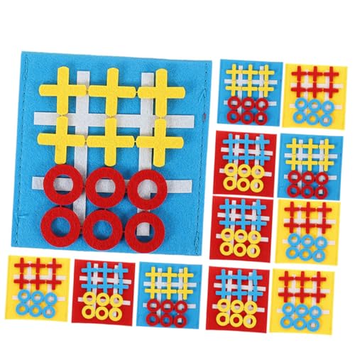HEMOTON 12 Stück Teiliges Mini Ticktacktoe Spielset aus Filz Leichtes Tragbares Brettspiel für Pädagogisches Denkspiel zur Kognitiver Fähigkeiten Farben Je als und Reisespielzeug HEMOTON 12 Stück Teiliges Mini Ticktacktoe Spielset aus Filz Leichtes Tragbares Brettspiel für Pädagogisches Denkspiel zur Kognitiver Fähigkeiten Farben Je als und Reisespielzeug von HEMOTON