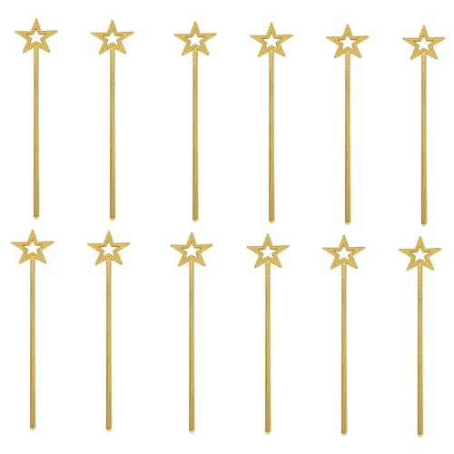 HEMOTON 12 Stück Teiliges Stern-zauberstab Glitzer Leichter Feenstab für Ergonomisch Geformt für Prinzessin Kostüm Geburtstagsfeier Cosplay Partydekoration HEMOTON 12 Stück Teiliges Stern-zauberstab Glitzer Leichter Feenstab für Ergonomisch Geformt für Prinzessin Kostüm Geburtstagsfeier Cosplay Partydekoration von HEMOTON