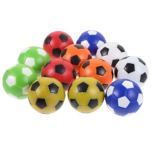 HEMOTON 12 Stück Teiliges Tischfußball Bälle für Erwachsene HIPS Material Ersatzkugeln für Tischfußballspiele Geburtstagsfeiern und Spaß Am von HEMOTON