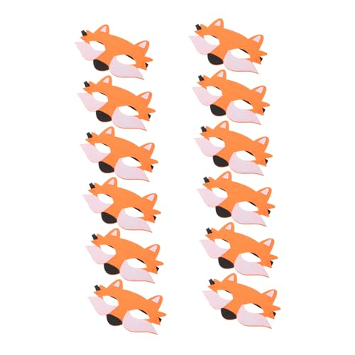 HEMOTON 12 Stück Teiliges Wolf Kostüm Zubehör Halbgesichts Filz Tiermasken Halloween Party Verkleidung Atmungsaktiv Leicht Komfortabel Für Rollenspiele Bühnenauftritte HEMOTON 12 Stück Teiliges Wolf Kostüm Zubehör Halbgesichts Filz Tiermasken Halloween Party Verkleidung Atmungsaktiv Leicht Komfortabel Für Rollenspiele Bühnenauftritte von HEMOTON