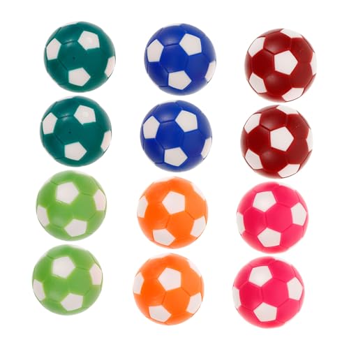 HEMOTON 12 Stück Tischfußballbälle Mini Fußball für Tischkicker Hochwertige Ersatzbälle in Farben für Unvergessliche Spiele und Gesellige Runden HEMOTON 12 Stück Tischfußballbälle Mini Fußball für Tischkicker Hochwertige Ersatzbälle in Farben für Unvergessliche Spiele und Gesellige Runden von HEMOTON