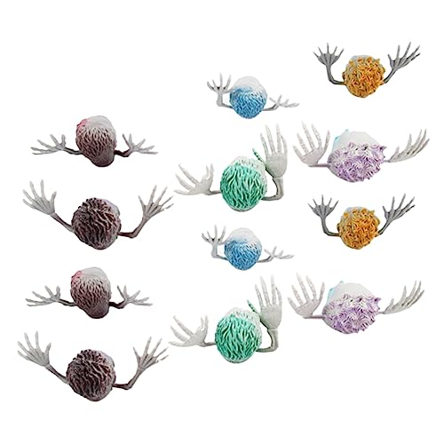 HEMOTON 12 Teiliges Fingerpuppenspielzeug Für Kleinkinder Puppen Mini Die Marionetten Halloween Kleines Kleinkindspielzeug Fingerspielzeug Kleinkind Ostereierfüller Aus PVC von HEMOTON