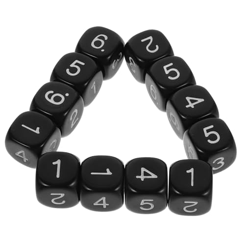 HEMOTON 12-teiliges Zahlenwürfel-Set – Mathematisches Lernspielzeug Für Kinder 6-seitige Lernwürfel Zur Entwicklung Arithmetischer Fähigkeiten von HEMOTON