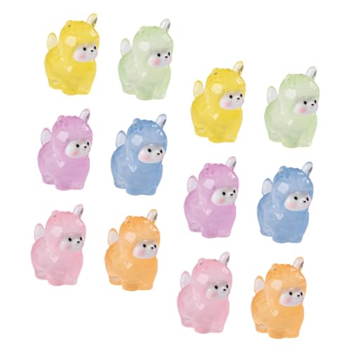 HEMOTON 12 -pcs Glühen in Den Dunklen Mini -Harz -alpaka -Ornamenten Luminous Micro Landschaft Dekorationen Süße Alpaka -Figuren Für Dollhouse Garden Fischtank HEMOTON 12 -pcs Glühen in Den Dunklen Mini -Harz -alpaka -Ornamenten Luminous Micro Landschaft Dekorationen Süße Alpaka -Figuren Für Dollhouse Garden Fischtank von HEMOTON