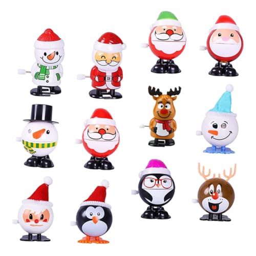 HEMOTON 12St Aufzieh Weihnachten für kinderspielzeug lustig weihnachtsdeco Aufziehspielzeug aus Kunststoff kompaktes Weihnachtsspielzeug Plastik HEMOTON 12St Aufzieh Weihnachten für kinderspielzeug lustig weihnachtsdeco Aufziehspielzeug aus Kunststoff kompaktes Weihnachtsspielzeug Plastik von HEMOTON