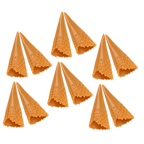 HEMOTON 12stücke Künstliche Eistüte Aus PVC Simulierte Eistütenmodelle Für Puppenhausdeko Essensmodelle Zum Spielen Miniatur-DIY-Dekoration Eignung Für Küche Dessert-Shops Und Festivals HEMOTON 12stücke Künstliche Eistüte Aus PVC Simulierte Eistütenmodelle Für Puppenhausdeko Essensmodelle Zum Spielen Miniatur-DIY-Dekoration Eignung Für Küche Dessert-Shops Und Festivals von HEMOTON