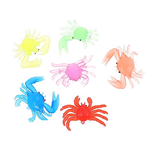 HEMOTON 12Stücke Modelle aus TPR Simulierte Meerestiere für Aquarien Dekoration und Lernspielzeug und Langlebig von HEMOTON