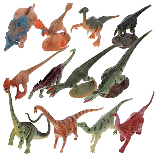 HEMOTON 12st Simulation Von Dinosaurier-Modellen Monster Dinosaurierfiguren Dinosaurier-Auto Frosch Dinosaurier- Dinosaurierkostüm Für Dinosauriermodell Für PVC von HEMOTON