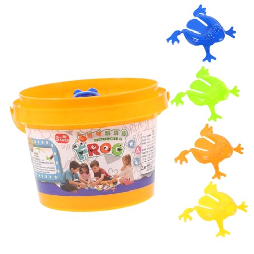 HEMOTON 12st Zum Fingerdrücken Zappelt Hüpfende Frösche Springende Partygeschenke Froschspiele Hüpfendes Puppenspielzeug Poolspielzeug Für Sprungfederwerfer Stielspielzeug von HEMOTON