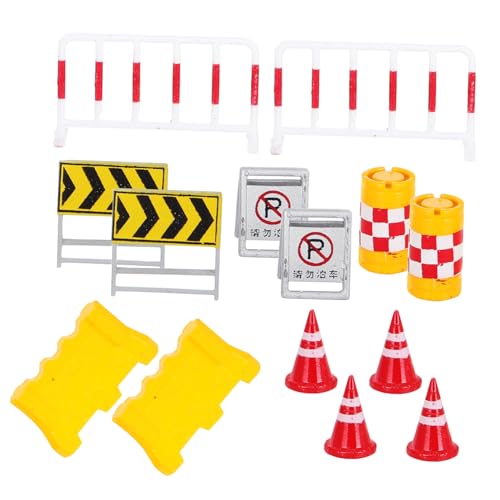 HEMOTON 14 STK Verkehrsbarrikadenmodell Auto Klebeband Autos Spurband Straßenbauschilder kleine Verkehrskegel Figur Vitrine Sandkasten Straßenschilder Mini- Harz HEMOTON 14 STK Verkehrsbarrikadenmodell Auto Klebeband Autos Spurband Straßenbauschilder kleine Verkehrskegel Figur Vitrine Sandkasten Straßenschilder Mini- Harz von HEMOTON