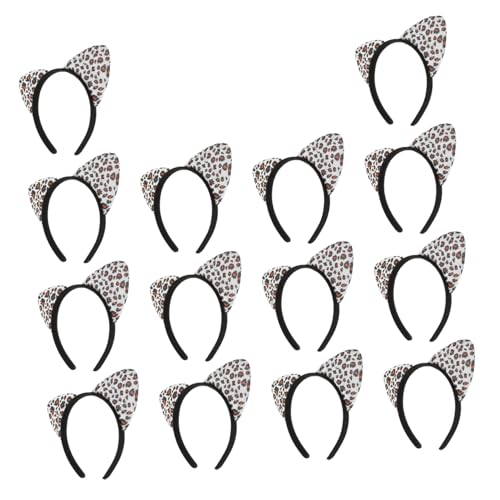 HEMOTON 14 Stück Leoparden Katzenohren Stirnband Teiliges Cosplay Haarreif für Mädchen Party Halloween Karneval Leichtes und Komfortables Accessoire für Geburtstag und Festlichkeiten HEMOTON 14 Stück Leoparden Katzenohren Stirnband Teiliges Cosplay Haarreif für Mädchen Party Halloween Karneval Leichtes und Komfortables Accessoire für Geburtstag und Festlichkeiten von HEMOTON