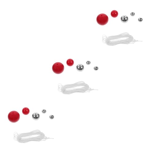 HEMOTON 15 STK Mechanische Versuchsausrüstung Wiege Werkzeug Stubenwagen Geräte Für Physikalische Experimente Physik-lernangebot Physikversorgung Physisches Lehrgerät Newton Balance Stahl von HEMOTON