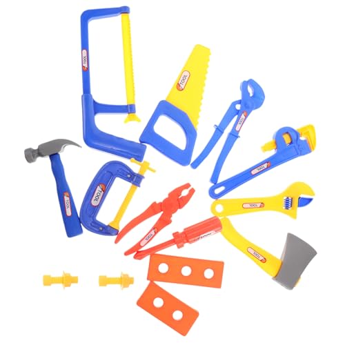 HEMOTON Bauarbeiter-kostüm Für Kleinkinder 15-teiliges Werkzeugset Für Kinder Pädagogisches Konstruktionsspielzeug Rollenspiel-Set HEMOTON Bauarbeiter-kostüm Für Kleinkinder 15-teiliges Werkzeugset Für Kinder Pädagogisches Konstruktionsspielzeug Rollenspiel-Set von HEMOTON