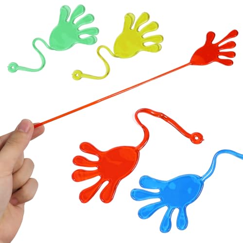 HEMOTON 16 Stück Dehnbare Hände Klebrige Finger Für Kinder Von 4–8 Und 8–12 Verrücktes Lustiges Spielzeug Partygeschenke Geburtstagsfeiern Spielzeug Für Sensorische Kinder von HEMOTON