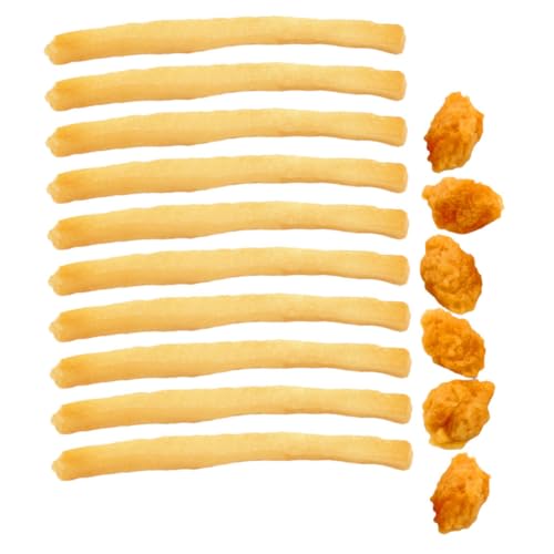 HEMOTON 16 Stück Gefälschte Pommes Frites Spielzeug, Realistische Künstliche Pommes Frites Für Kinder, Rollenspiel, Küche, Dekoration, Fotografie-Requisiten HEMOTON 16 Stück Gefälschte Pommes Frites Spielzeug, Realistische Künstliche Pommes Frites Für Kinder, Rollenspiel, Küche, Dekoration, Fotografie-Requisiten von HEMOTON