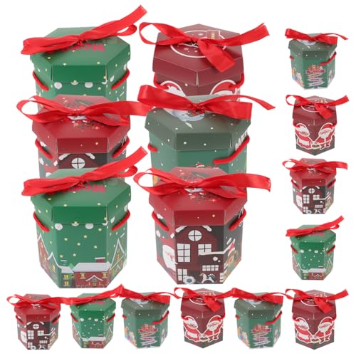 HEMOTON 16er-box Versandkartons Klarsichtboxen Für Behälter Für Weihnachtsgeschenke Kisten Für Weihnachts-süßigkeitenschachteln Keksdosen Boxen Mit Deckel Weißer Karton HEMOTON 16er-box Versandkartons Klarsichtboxen Für Behälter Für Weihnachtsgeschenke Kisten Für Weihnachts-süßigkeitenschachteln Keksdosen Boxen Mit Deckel Weißer Karton von HEMOTON
