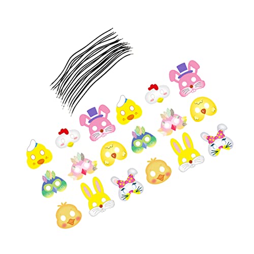 HEMOTON 18 Stk Ostermaske Karnevalsballmasken Kindermaske für Party Abschlussball Maske Tierkostüm halloween masken halloweenmaske Maskenset Cosplay-Tiermaske Kostüme Maske Papier Colorful HEMOTON 18 Stk Ostermaske Karnevalsballmasken Kindermaske für Party Abschlussball Maske Tierkostüm halloween masken halloweenmaske Maskenset Cosplay-Tiermaske Kostüme Maske Papier Colorful von HEMOTON
