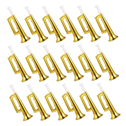 HEMOTON 18 Stück Tragbare Goldene Hornspielzeuge für Sportveranstaltungen Geburtstagsfeiern und Konzerte Ergonomisches Design für Komfort und Langlebigkeit HEMOTON 18 Stück Tragbare Goldene Hornspielzeuge für Sportveranstaltungen Geburtstagsfeiern und Konzerte Ergonomisches Design für Komfort und Langlebigkeit von HEMOTON