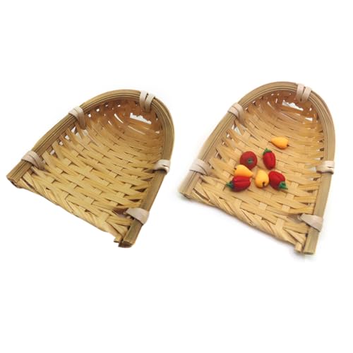 HEMOTON 1Pc Mini Puppenhaus Zubehör Mini Kehrschaufel Spielhaus Zubehör Bambus HEMOTON 1Pc Mini Puppenhaus Zubehör Mini Kehrschaufel Spielhaus Zubehör Bambus von HEMOTON