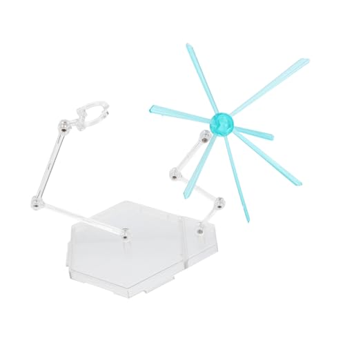 HEMOTON 1Satz Actionfigurenhalter mit Effektbasis Werkzeuglose Montage Stabiler Displayständer für Actionfiguren Anpassbar für Dynamische Posen und Präsentation von HEMOTON