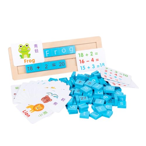 HEMOTON 1Satz Englisch Zahlenspielzeug Und Wörter Kombinieren Pädagogisches Holzspielzeug Für Jungen Für Jahre Blauer Farbton HEMOTON 1Satz Englisch Zahlenspielzeug Und Wörter Kombinieren Pädagogisches Holzspielzeug Für Jungen Für Jahre Blauer Farbton von HEMOTON