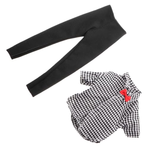 HEMOTON 1Satz Puppenkleidungsset für Puppen Freizeitoutfit mit Hose und Hemd für Puppen und Fashion Dolls Detailreiche Verarbeitung Universelle Passform Hochwertiges von HEMOTON
