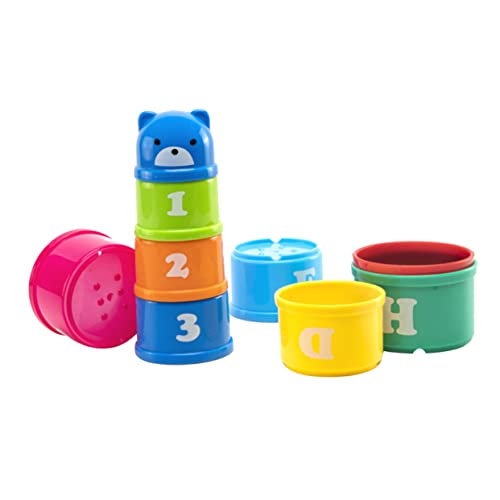 HEMOTON 1Satz Stapelspielzeug für Kleinkinder Lustige Lernspielzeug Tassen mit Mesh Storage Bag Fördert und Größenverständnis Sicher und Bequem für Junge Mädchen und Kleinkinder HEMOTON 1Satz Stapelspielzeug für Kleinkinder Lustige Lernspielzeug Tassen mit Mesh Storage Bag Fördert und Größenverständnis Sicher und Bequem für Junge Mädchen und Kleinkinder von HEMOTON