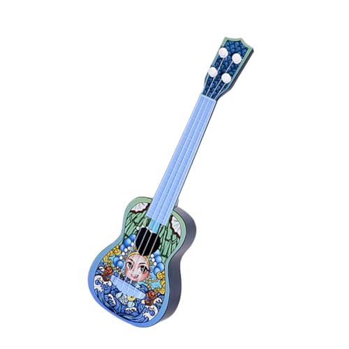 HEMOTON 1Stk Ukulele Kinder Gitarrenspielzeug Gitarre für Anfänger Musikinstrumente Kinderspielzeug Spielzeuge Gitarre Musikinstrument Spielzeug Cartoon-Gitarrenspielzeug Mini Baby Plastik von HEMOTON