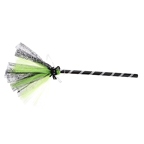 HEMOTON 1Stk Zauberer Besen Ornament Maske reinigen Partybesen für Mädchen animiert Kessel Halloween Halloween mitgebsel Party-deko Besendekoration Hexenbesen Plastik Green HEMOTON 1Stk Zauberer Besen Ornament Maske reinigen Partybesen für Mädchen animiert Kessel Halloween Halloween mitgebsel Party-deko Besendekoration Hexenbesen Plastik Green von HEMOTON