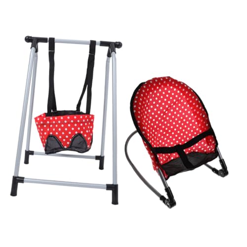 HEMOTON Puppenzubehör-Set – 1 Set Schaukel Und Schaukelstuhl Sicheres Spielzeug Zum Rollenspiel Für Mädchen von HEMOTON