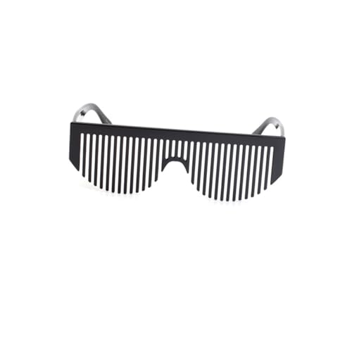 HEMOTON 1stk Kreative Brillen Klimmzugringe Für Den Laufstall Flippige Sonnenbrille Neuartige Party-sonnenbrille Geschlitzte Schirme Partybrillen Outdoor-brille Dekor Kamm von HEMOTON