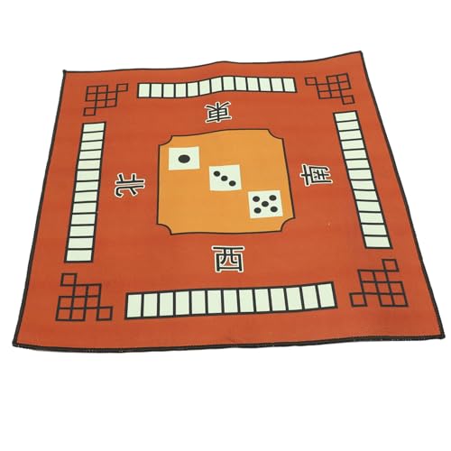 HEMOTON 1stk Mahjong-tischdecke Brettspiele Matte Durchsichtiger Kartenhalter Mahjong-matten Spieltischabdeckung Billardtischdecke Mahjong-tischmatte Coffee Flanell (polyesterfaser) von HEMOTON