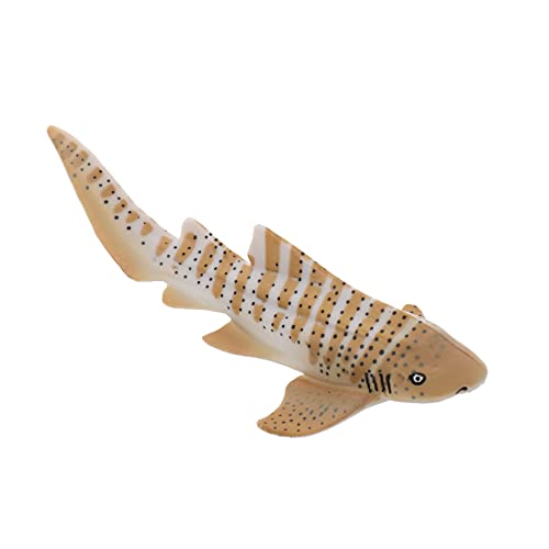 HEMOTON 1stk Meereslebewesen Zebrahai-modellspielzeug Simulation Zebrahai-figurenmodell Lernspielzeug Spielzeug Für Die Frühe Entwicklung Realistische Walfigur Tier Plastik Ornamente von HEMOTON