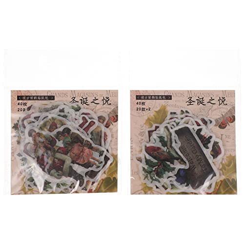 HEMOTON Scrapbook-Aufkleber-Set 2 Sets Mit Handgefertigten Retro-aufklebern Für Tagebuch Dekorative Aufkleber Und Notizbuch-Aufkleber HEMOTON Scrapbook-Aufkleber-Set 2 Sets Mit Handgefertigten Retro-aufklebern Für Tagebuch Dekorative Aufkleber Und Notizbuch-Aufkleber von HEMOTON